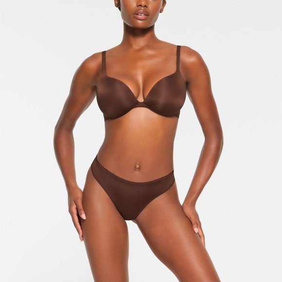 Skims Ultimate Bra Teardrop Push Up Bra in Espresso Size 34DD - Picture 1 of 6